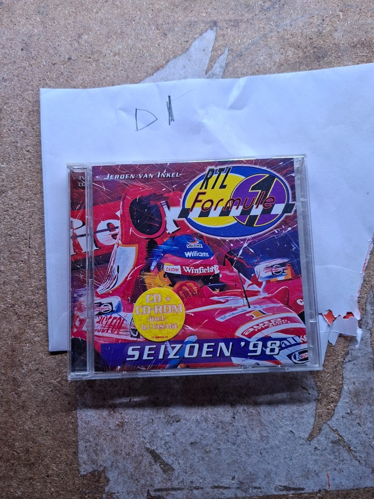 RTL Formule 1 Seizoen '98 PC CD-ROM - Jeroen van Inkel, Spelcomputers en Games, Games | Pc, Gebruikt, 1 speler, Racen en Vliegen
