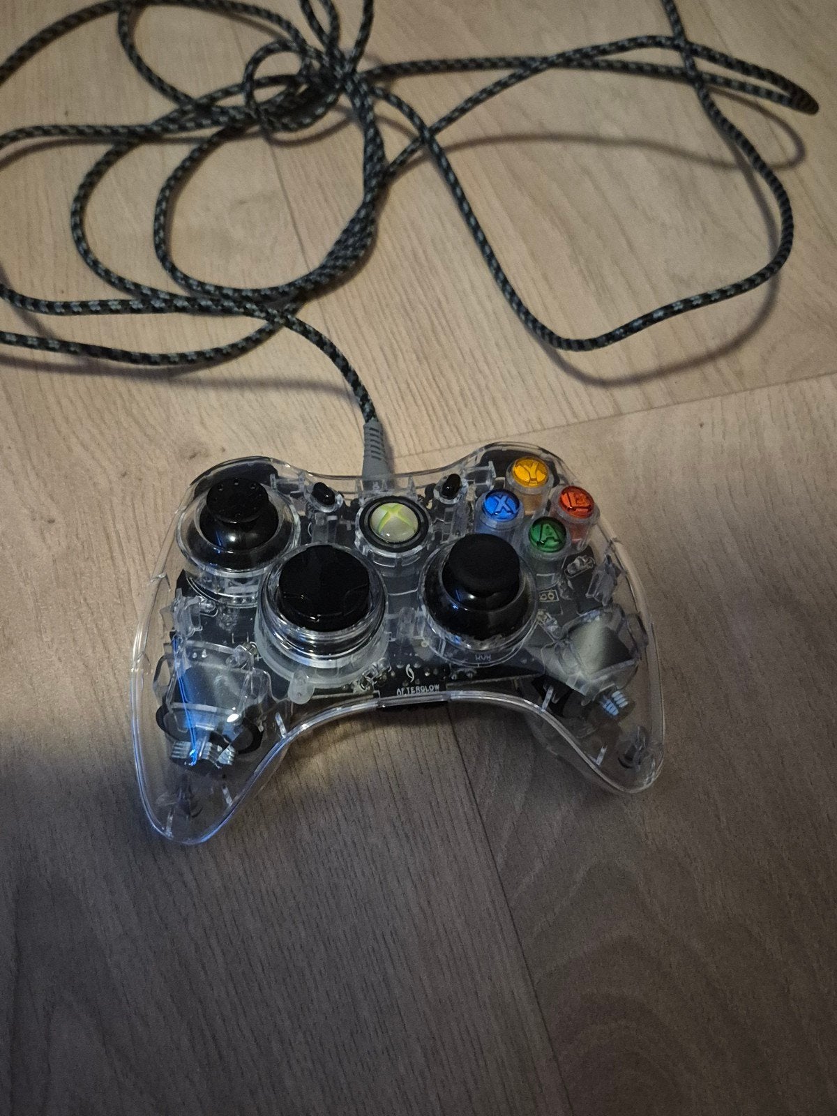 controller voor de xbox 360 bedraad afterglow, Spelcomputers en Games, Spelcomputers | Xbox | Accessoires, Ophalen of Verzenden