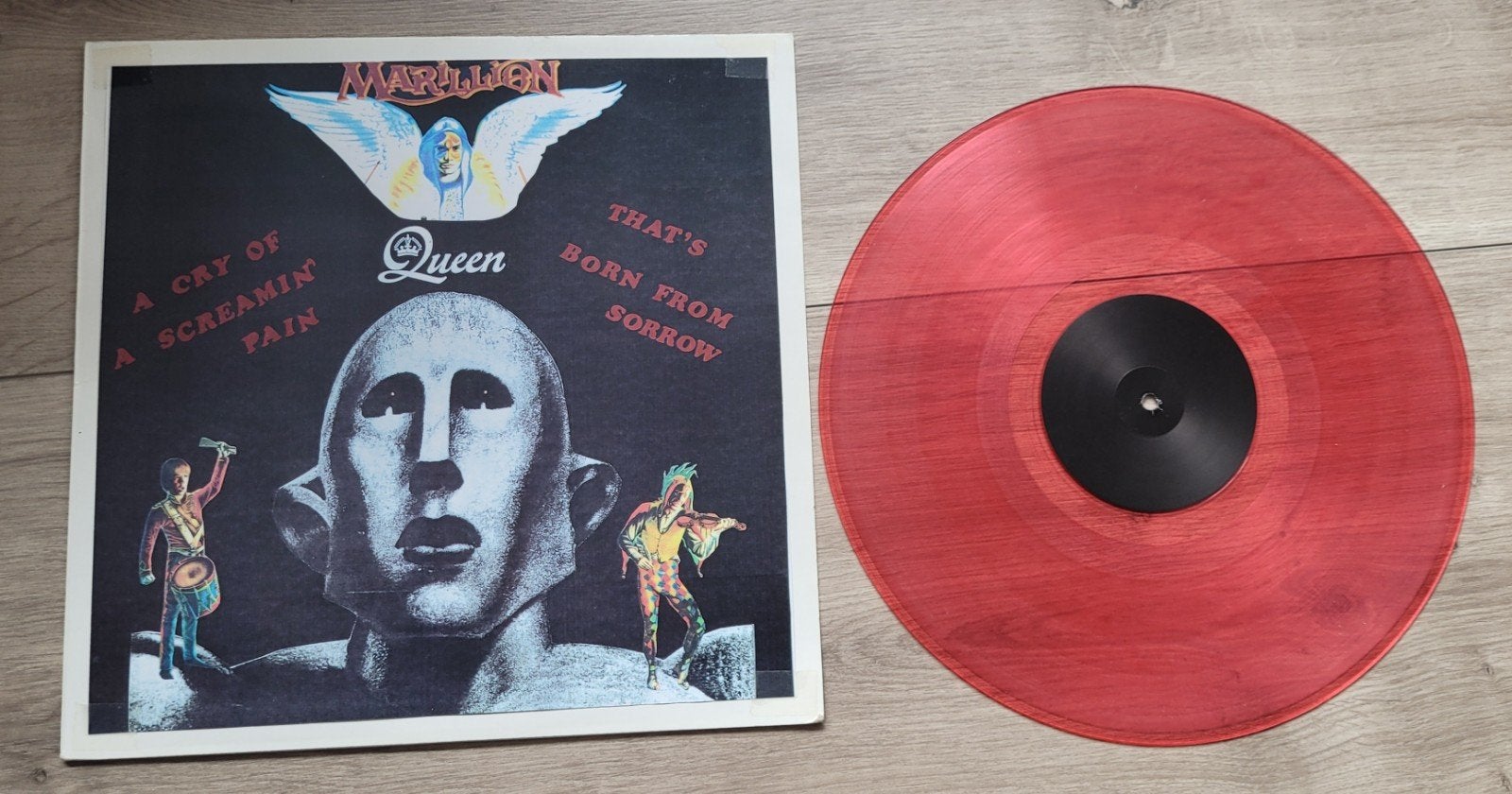 Queen / Marillion - A cry of a screamin' pain, Cd's en Dvd's, Vinyl | Rock, Verzenden, Zo goed als nieuw, 12 inch