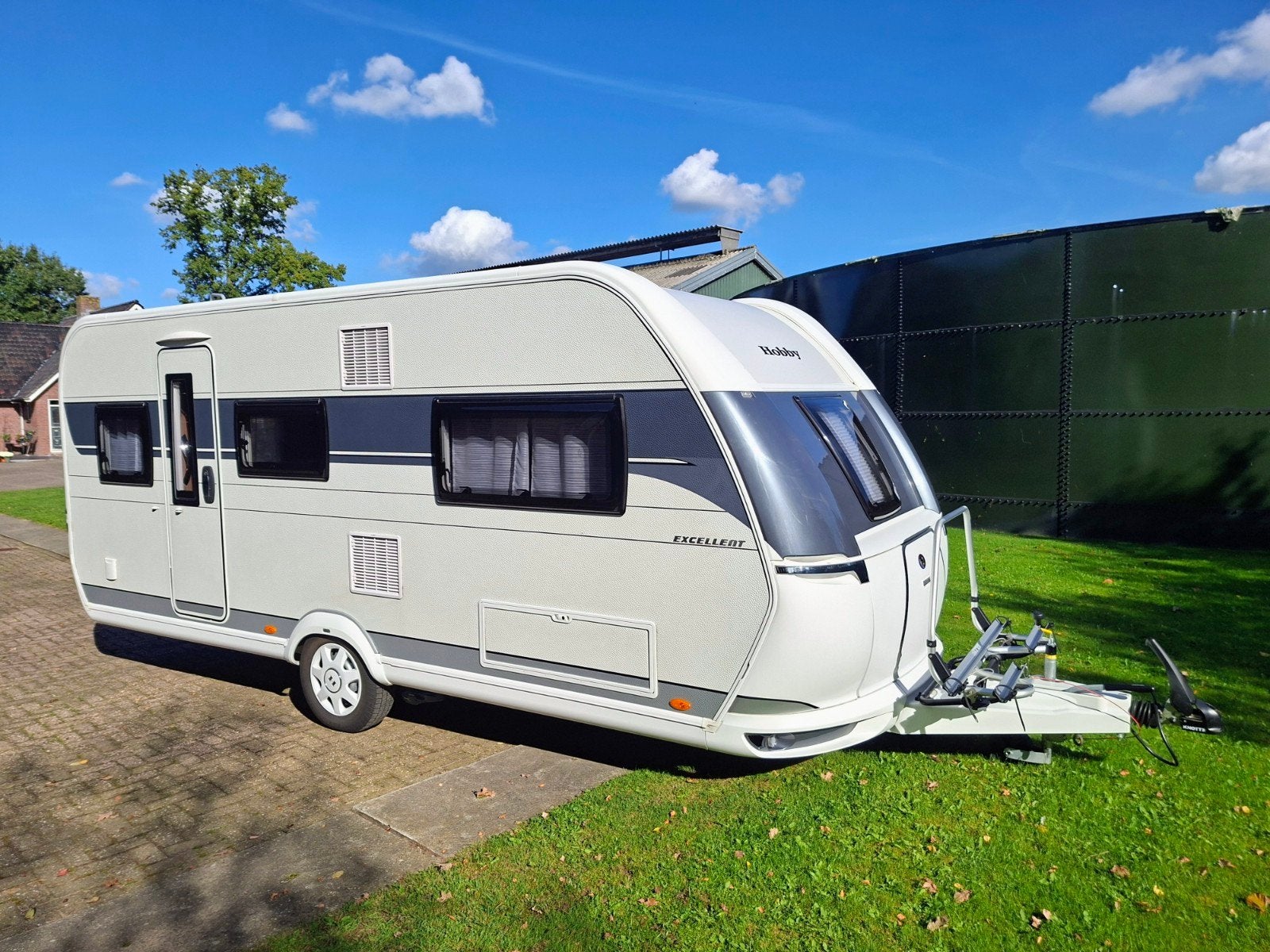 Hobby 495 UL Excellent, Enkele bedden, Mover, Fietsendrager, Rondzit, Hobby, Particulier, Fietsenrek