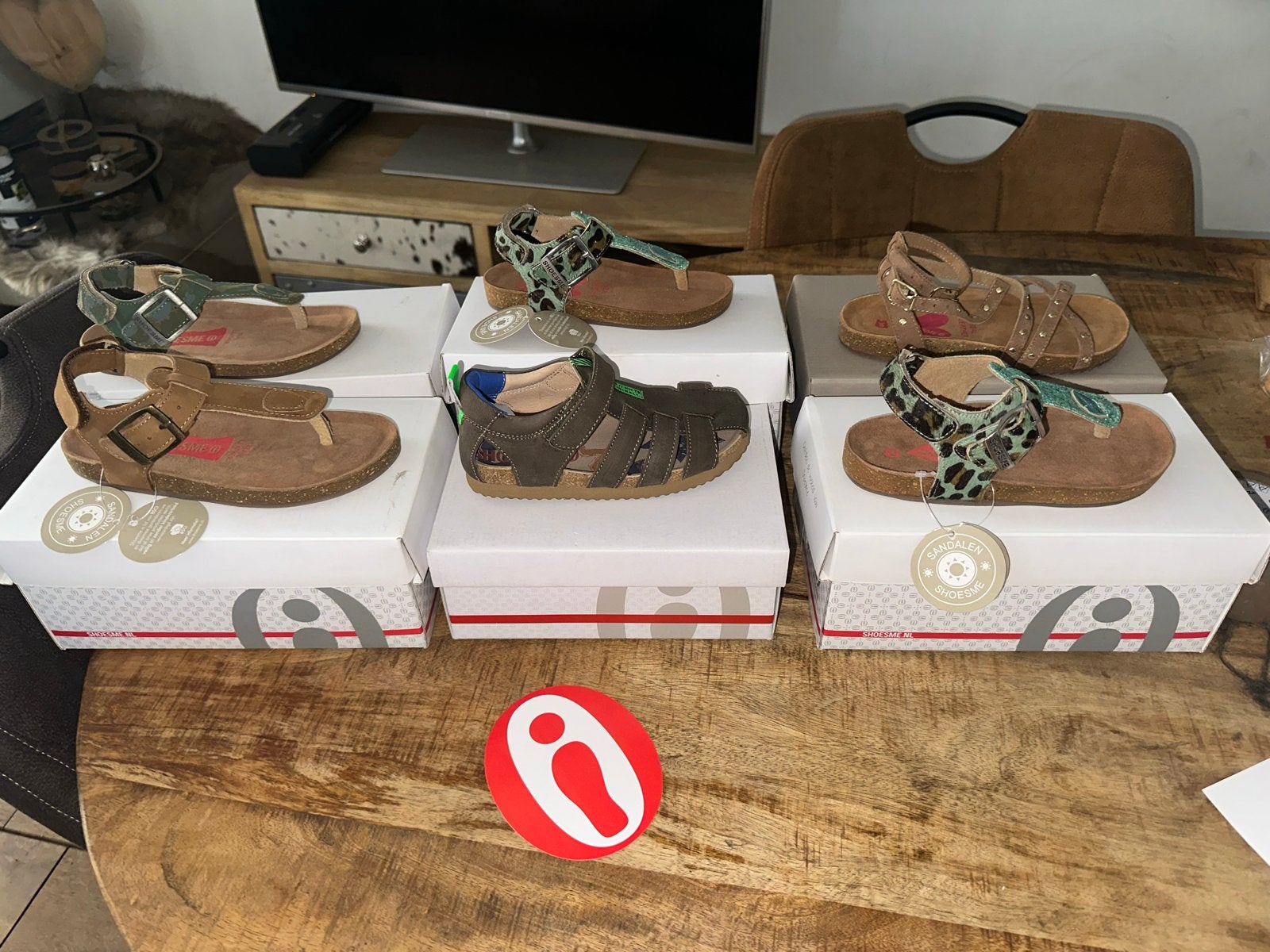 Nieuwe leren sandalen schoenen Shoesme maat 28, 29 en 30, Kinderen en Baby's, Kinderkleding | Schoenen en Sokken, Nieuw, Schoenen