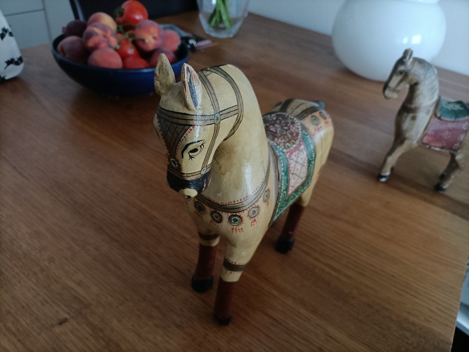 houten paardjes ., Ophalen of Verzenden, Paard, Beeldje of Figuurtje