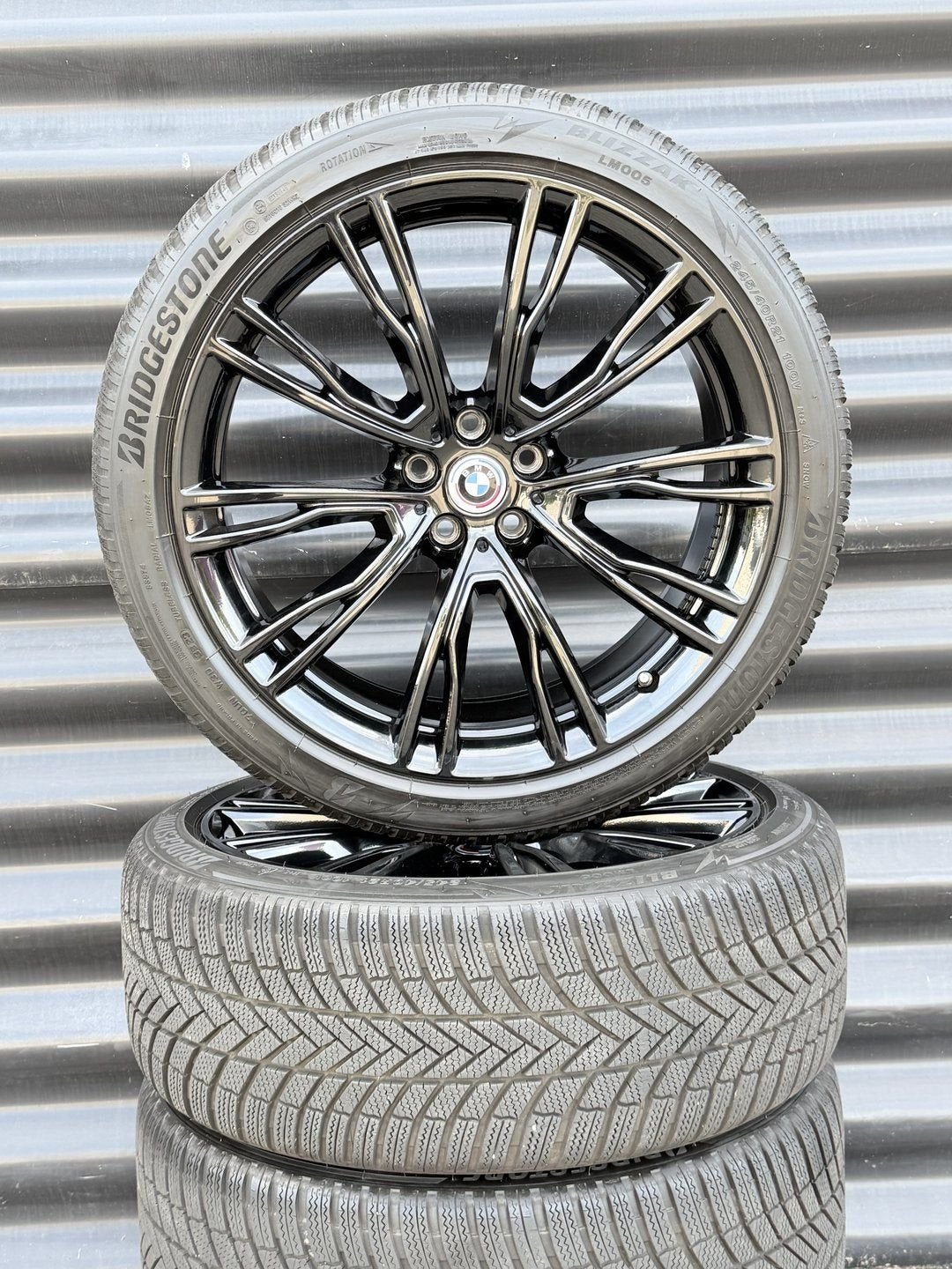 NWE 21” Orig Bmw Styl 726i G01 G02 x3 x4 velgen Winterbanden, Gebruikt, -, -, Banden en Velgen