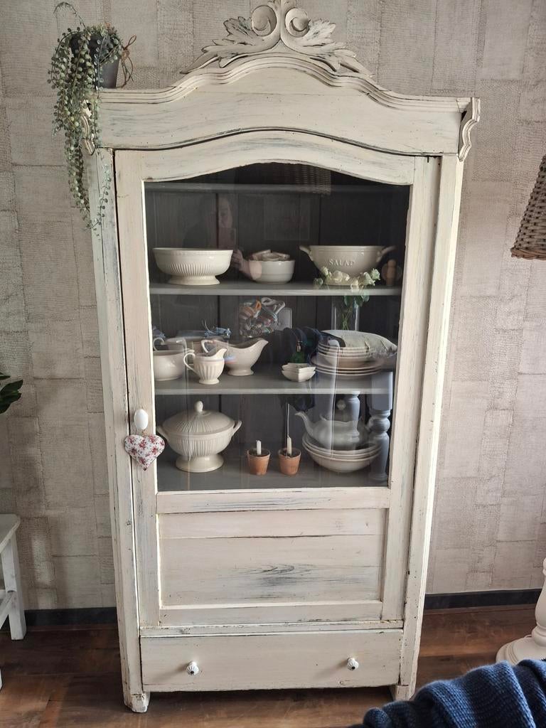 Brocante buffetkast / servieskast, Ophalen, Gebruikt, 50 tot 100 cm, 150 tot 200 cm