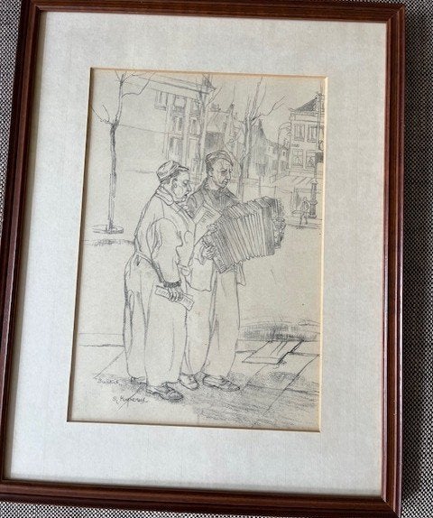 Sjoerd Kuperus, litho, Ophalen