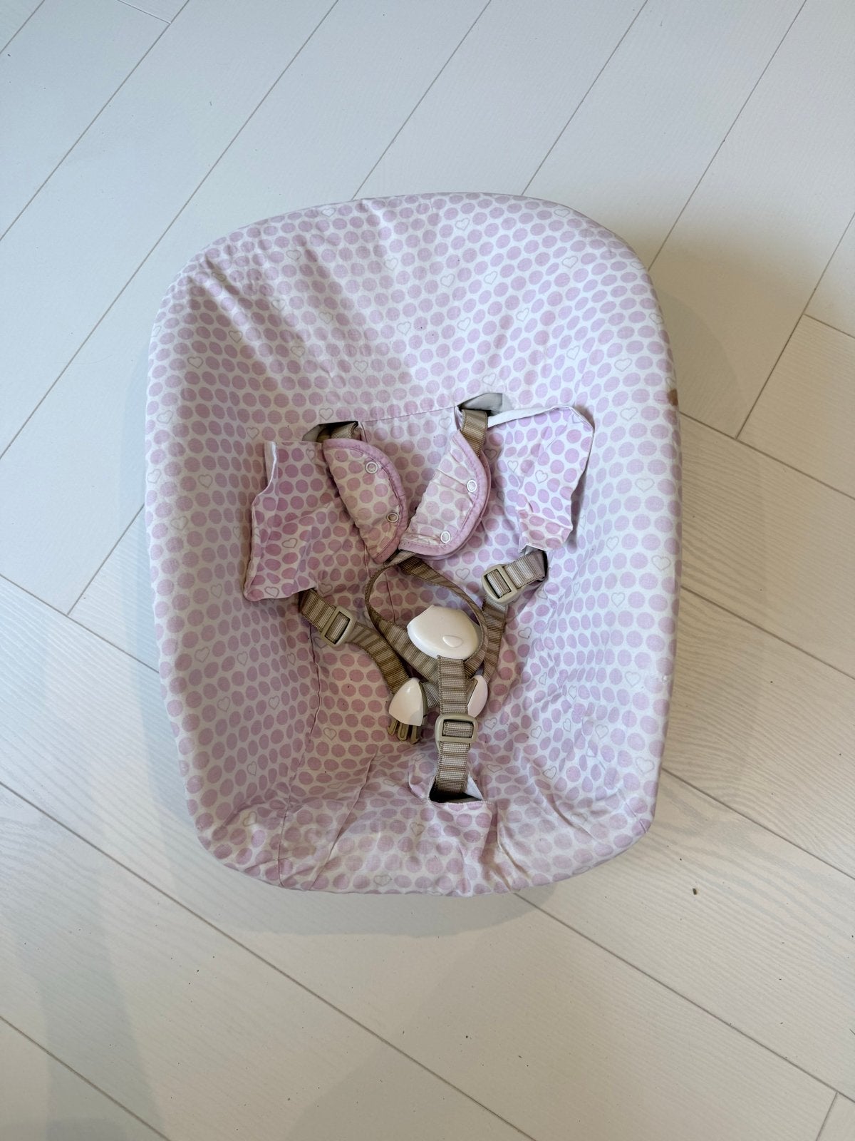Stokke tripp trapp new born set, Ophalen, Gebruikt, Meegroeistoel, Aanschuifbaar
