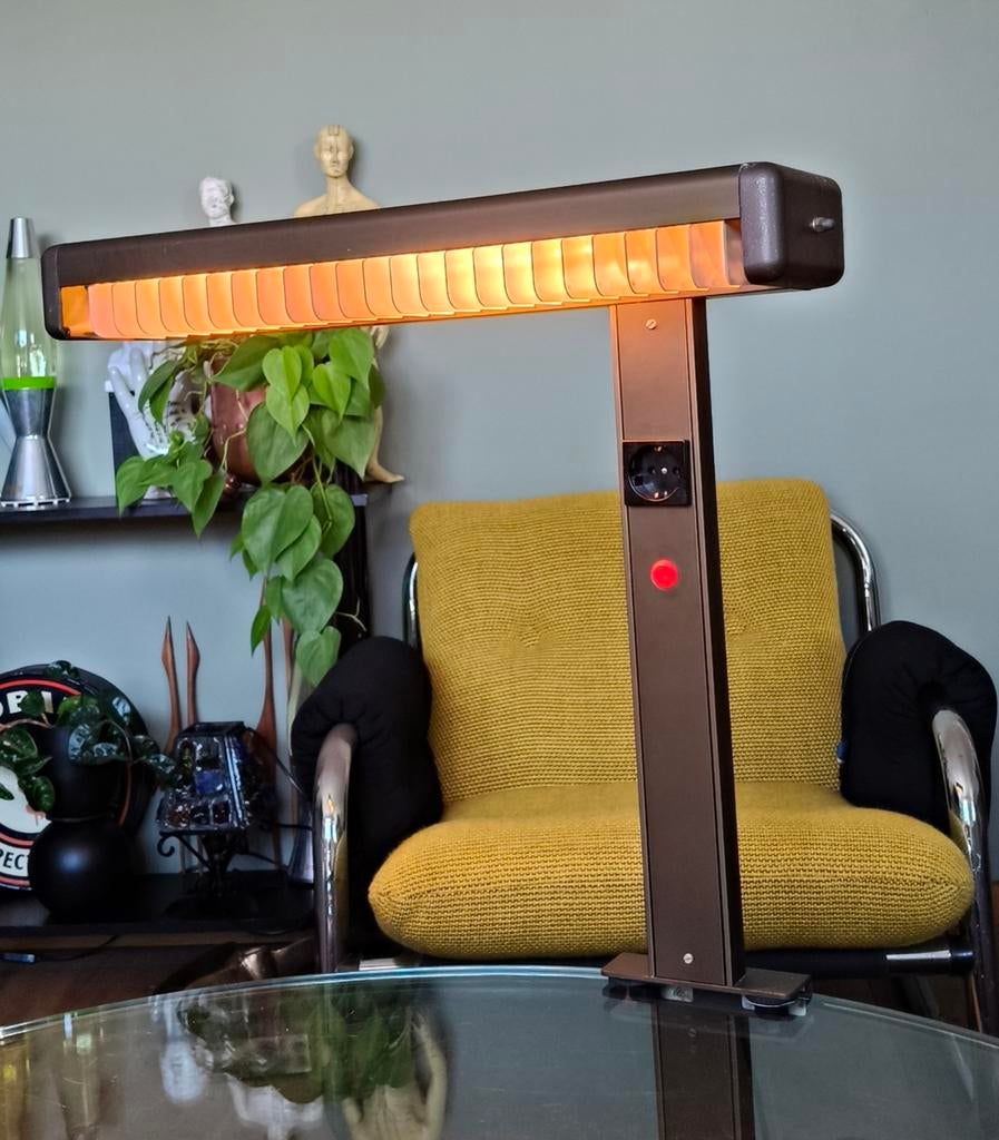 Kaiser Leuchten design bureaulamp – jaren 70 –, Ophalen, Gebruikt, Minder dan 50 cm