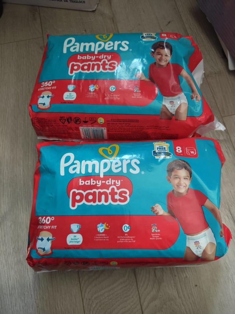 Pampers  baby dry paint maat 8     47 stuks, Ophalen, Nieuw, Overige typen, Overige merken