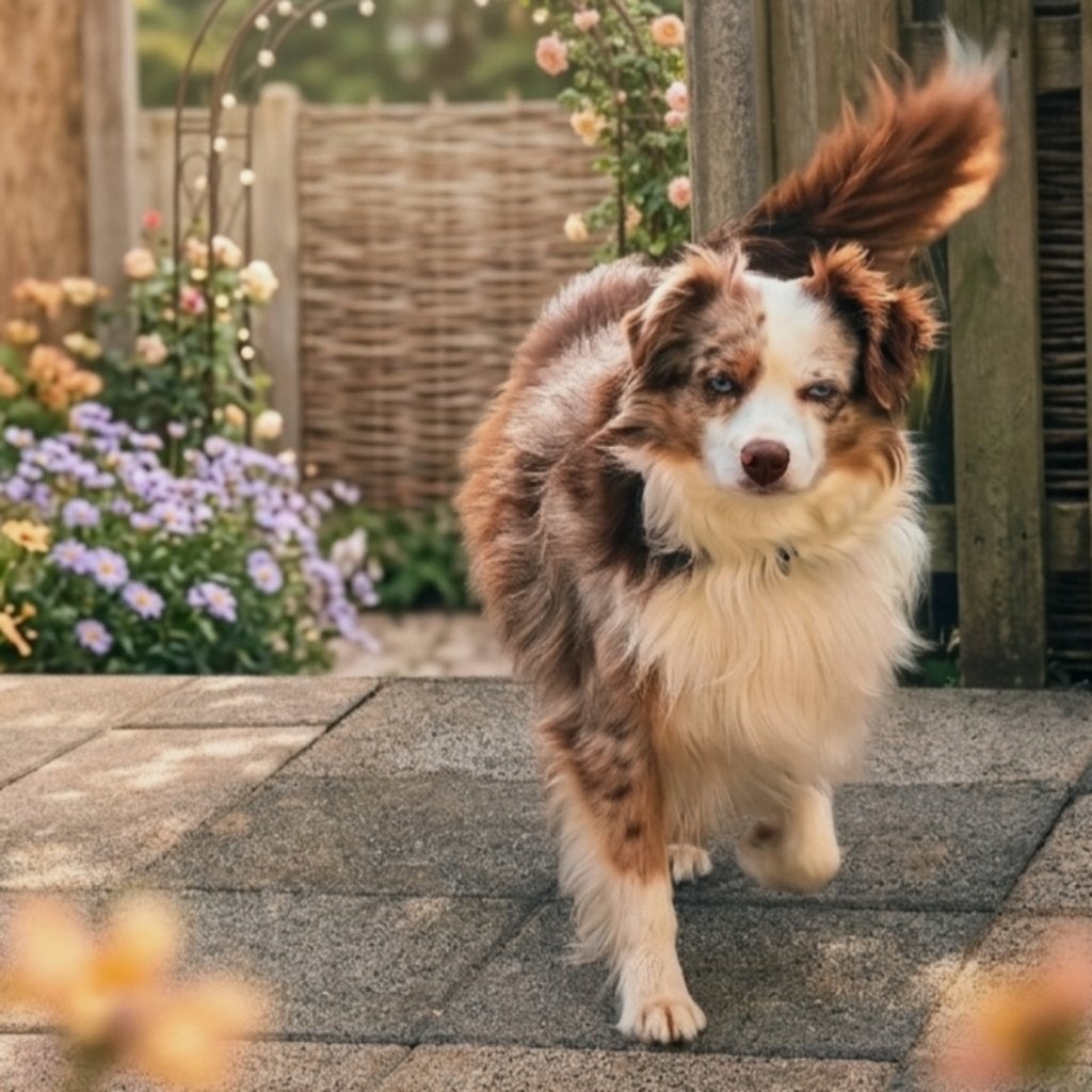 Mini Australian Shepherd Dekreu, Red merle, Dieren en Toebehoren, Fokker | Hobbymatig, Reu, Buitenland, Parvo