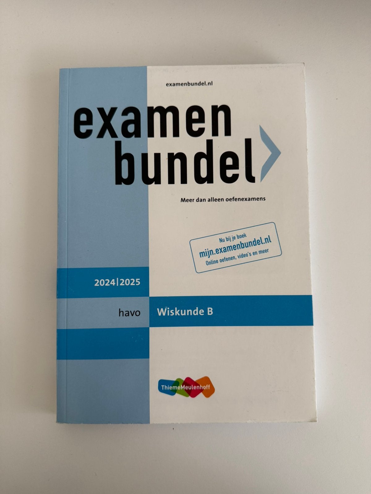 examenbundel Wiskunde B HAVO, Boeken, Ophalen, Zo goed als nieuw, HAVO
