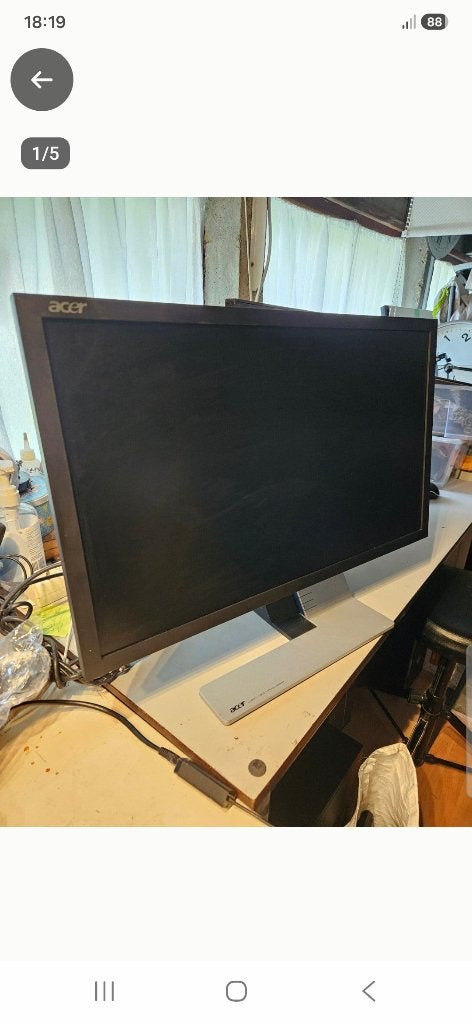 Monitor 24 inch HDMI aansluiting, Computers en Software, Ophalen, Full HD, 60 Hz of minder, DVI