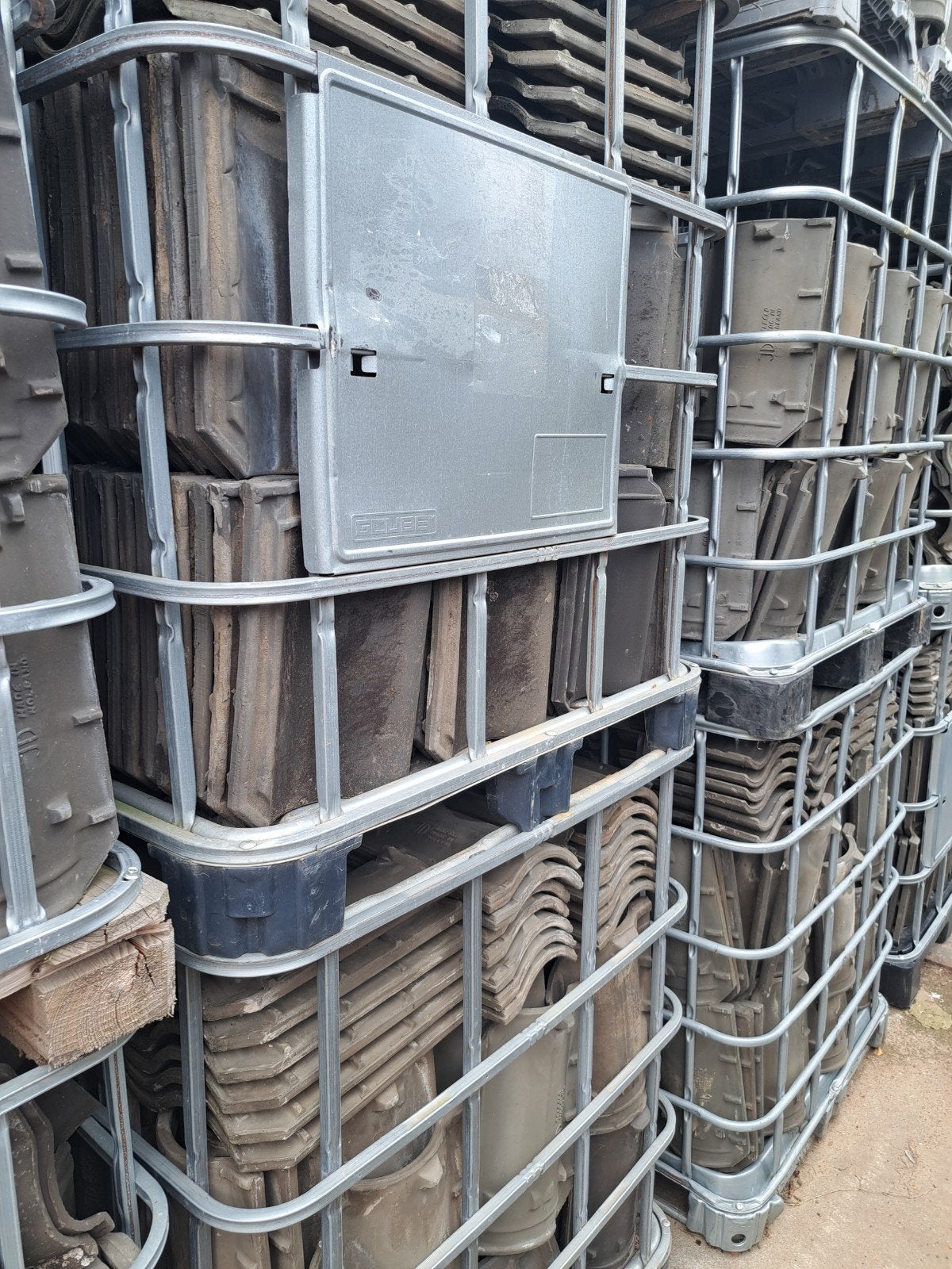 Jd ovh blauw gesmoord ongeveer 4000 stuks, Gebruikt, Steen of Klei, Blauw, Ophalen of Verzenden
