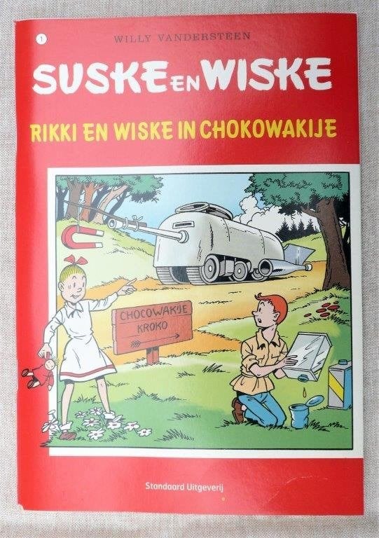 Suske en Wiske in Chokowakije mini uitgave BN de Stem., Eén stripboek, Ophalen of Verzenden, Zo goed als nieuw, Willy Vandersteen
