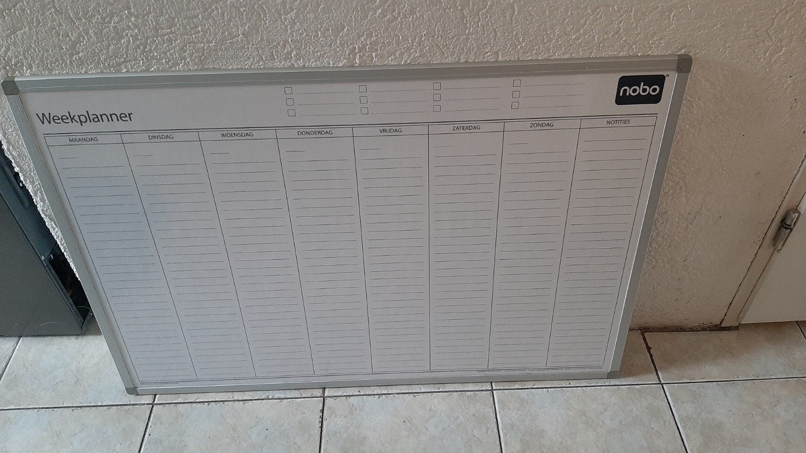 NOBO weekplanner 92x62.., Ophalen