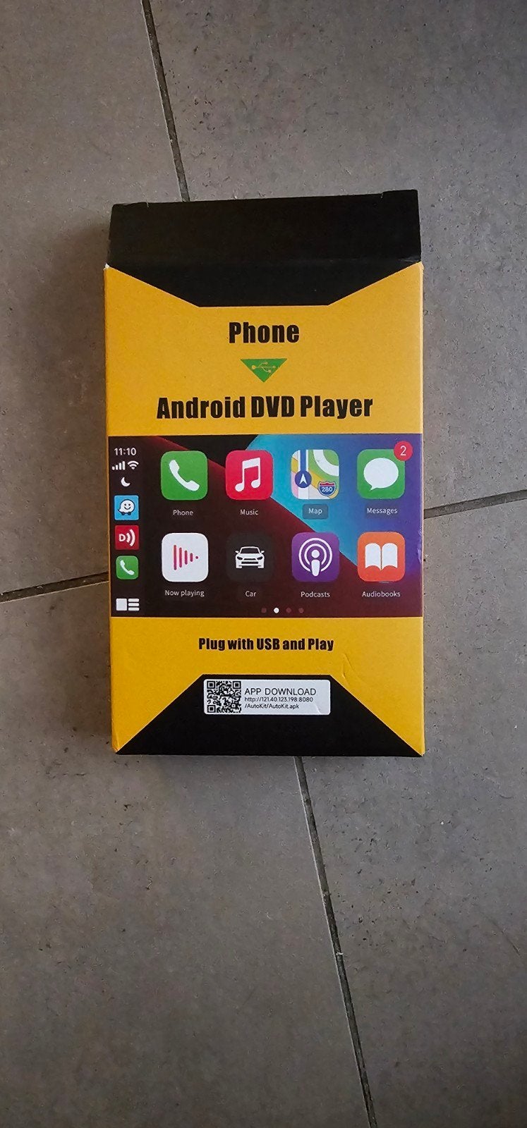 Carlinkit Android DVD Player USB Plug & Play, Ophalen