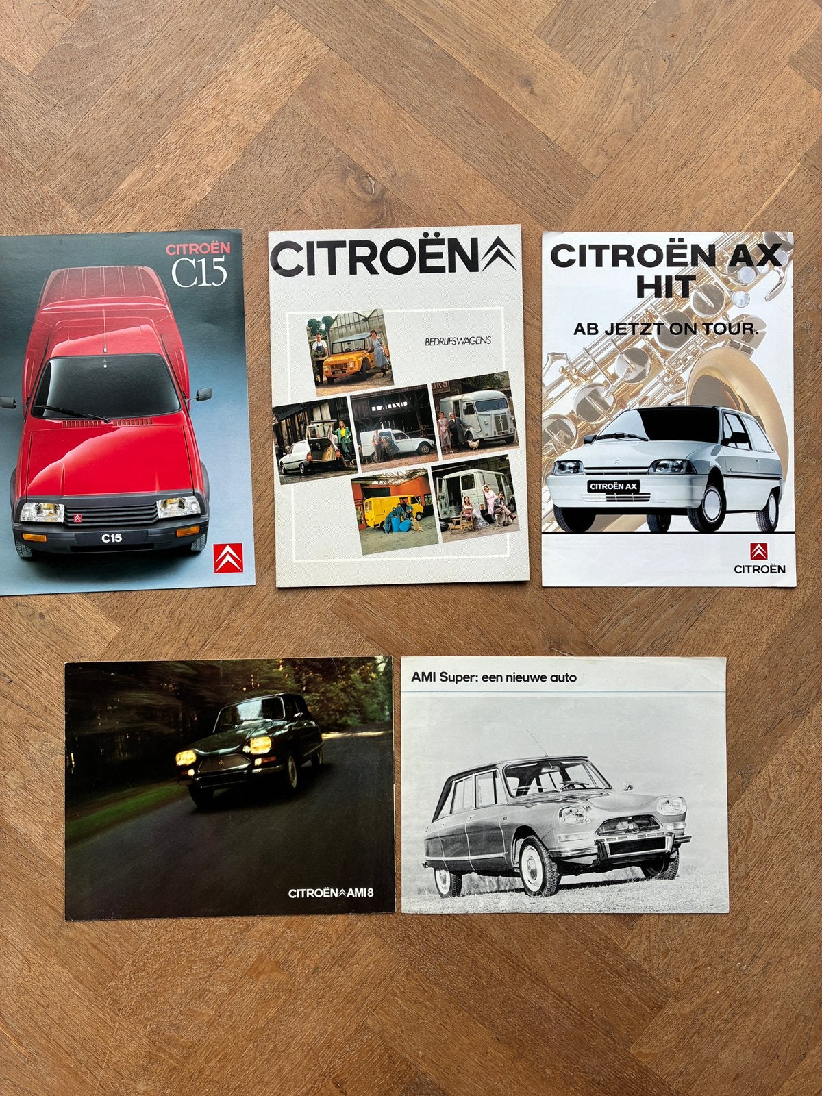 Citroën brochures - 5 stuks (1), Verzenden, Zo goed als nieuw, Citroën