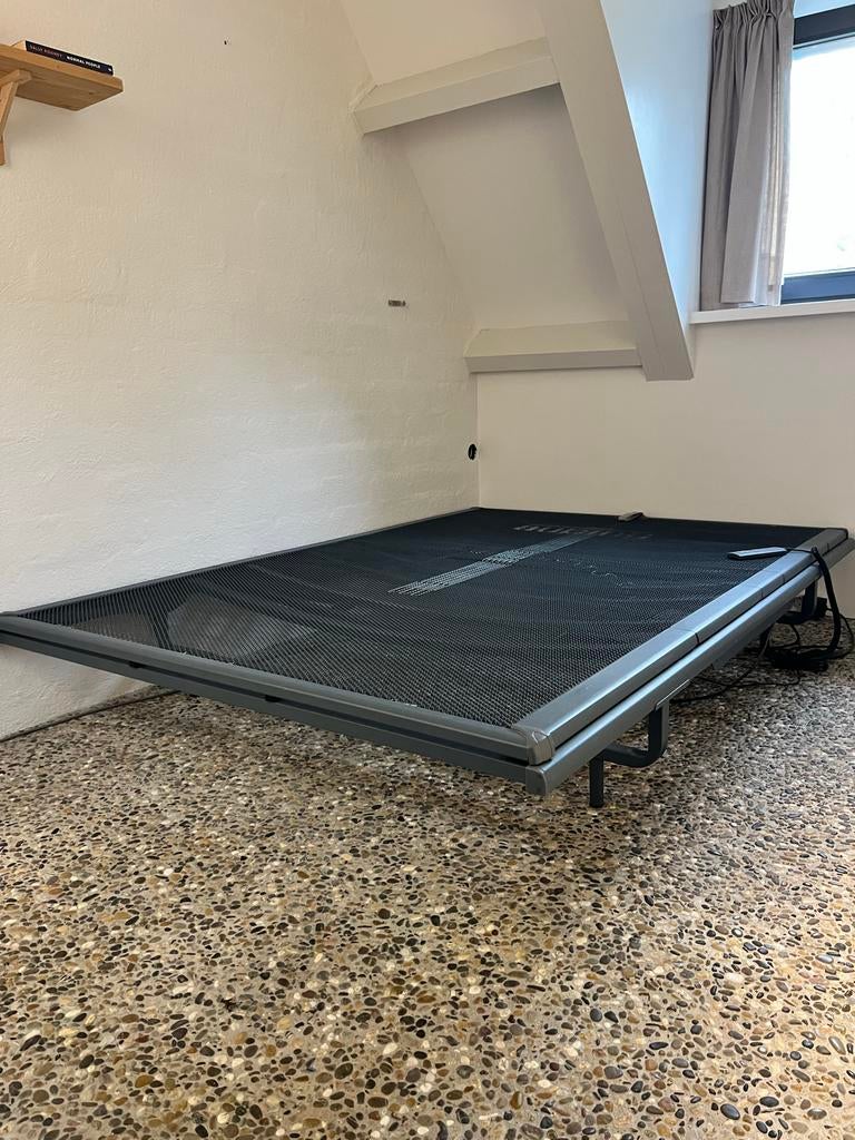 Auping electrische bedbodem 140 x 200 cm, Huis en Inrichting, Ophalen, Verstelbaar, Eenpersoons, Zwart
