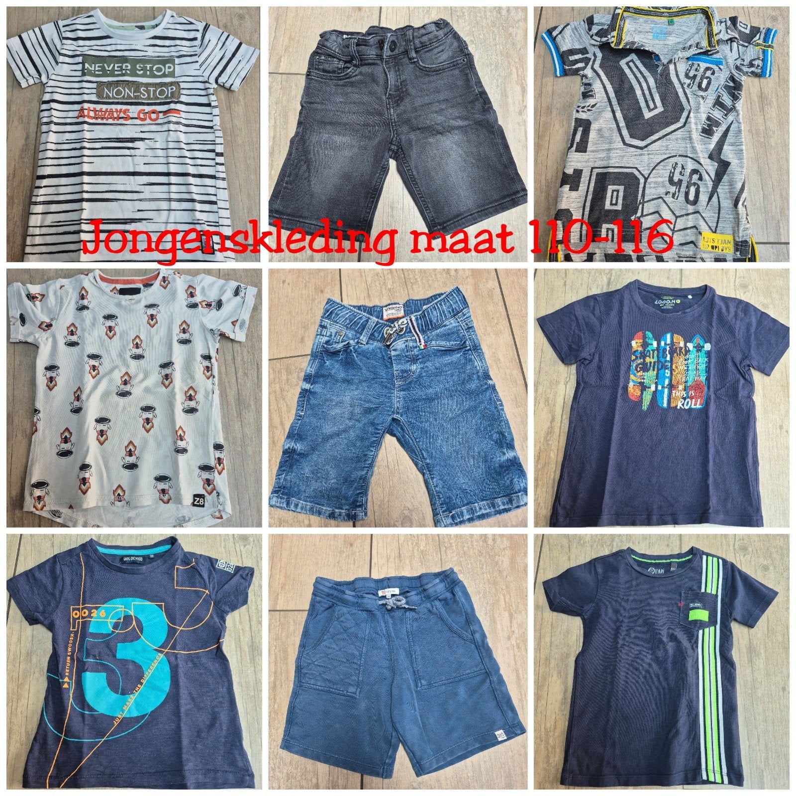 Pakket merk kleding jongen maat 110-116, Ophalen of Verzenden, Zo goed als nieuw, Jongen, Setje
