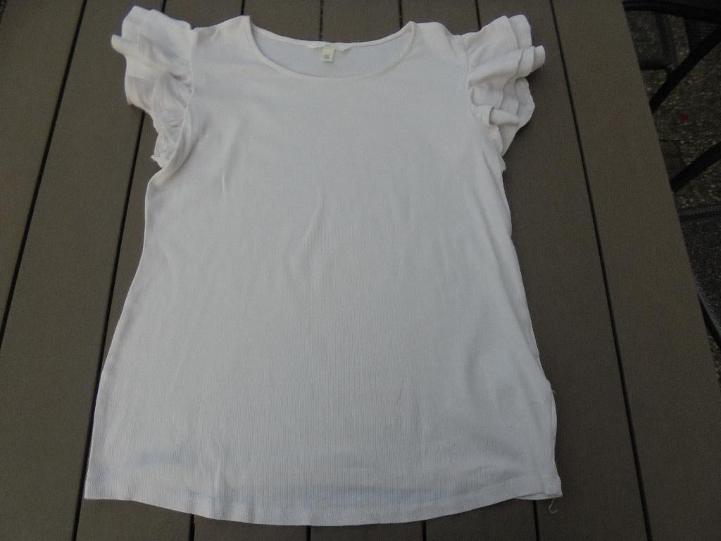 Z17 Beige zwangerschapsshirt H&M maat M, Maat 38/40 (M), Beige, Zo goed als nieuw, H&M Mamma
