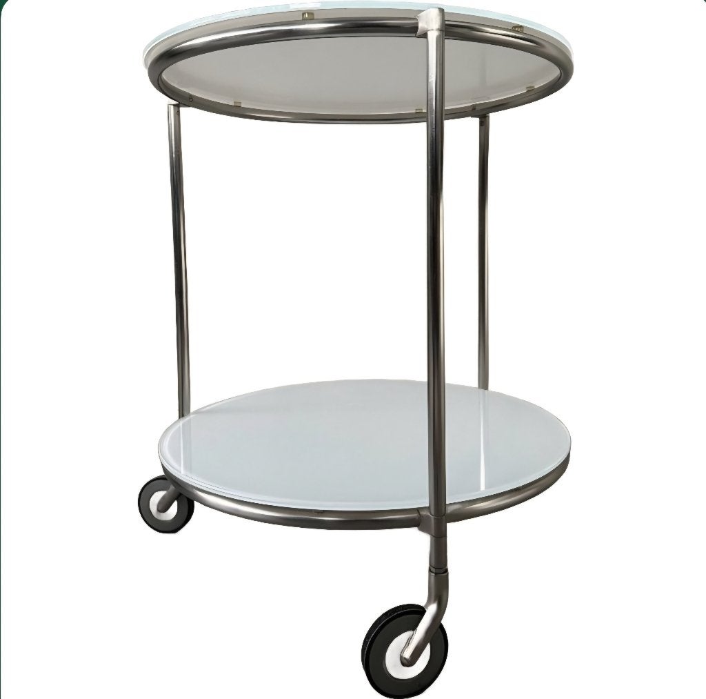 Vintage IKEA Trolley Metal Silver, Verzamelen, Ophalen, Huis en Inrichting