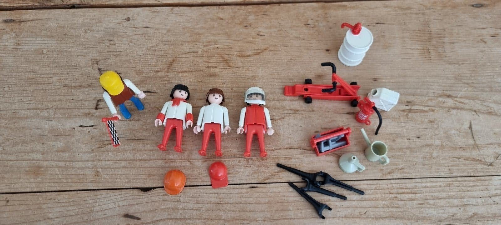 Playmobil raceauto nr 1, Ophalen of Verzenden, Gebruikt