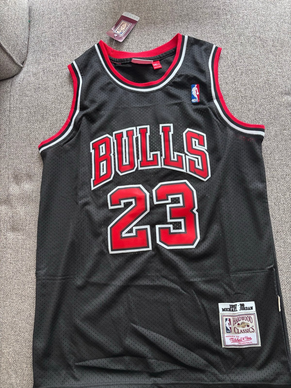 Classic Michael Jordan Chicago Bulls NBA Jersey Maat L, Ophalen of Verzenden, Nieuw