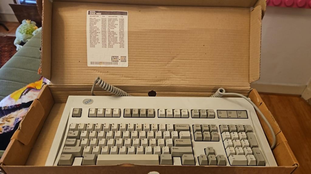 Vintage IBM Model M Toetsenbord - QWERTY - Bedraad, Computers en Software, Toetsenborden, Ophalen of Verzenden