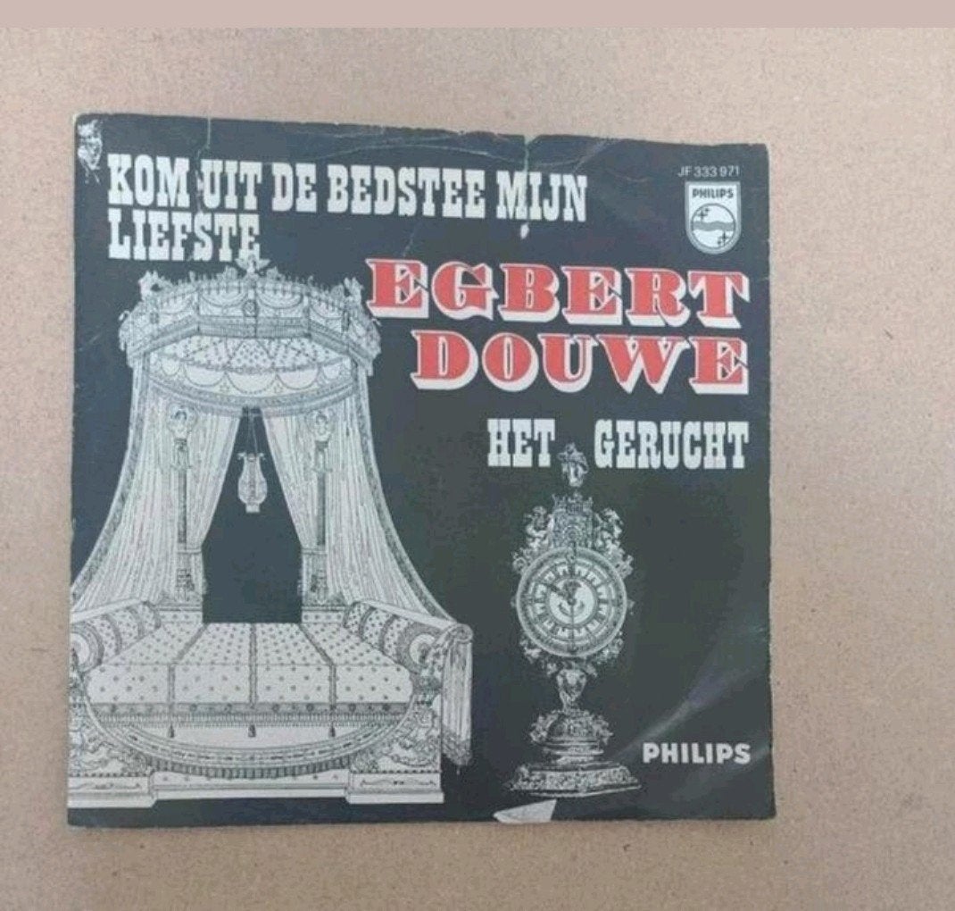 Egbert Douwe - Kom Uit De Bedstee Mijn Liefste, Cd's en Dvd's, Vinyl Singles, Beschermende buitenhoes, Ophalen of Verzenden, Gebruikt