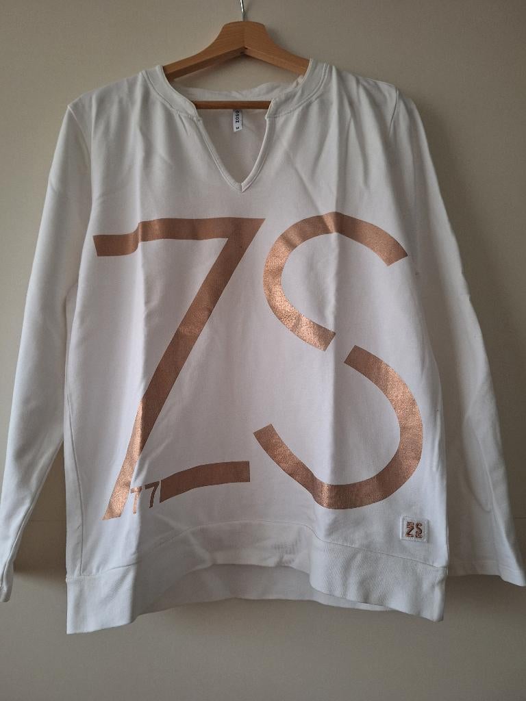 Te koop trui van Zoso - maat M, Maat 38/40 (M), Wit, Ophalen of Verzenden, Gedragen
