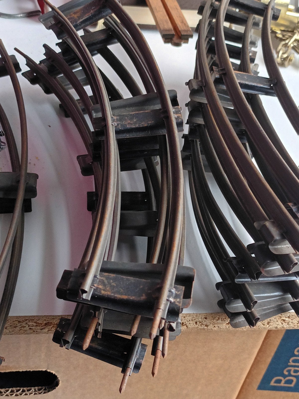 oude spoorrails, Overige merken, Gebruikt, Gelijkstroom, Rails