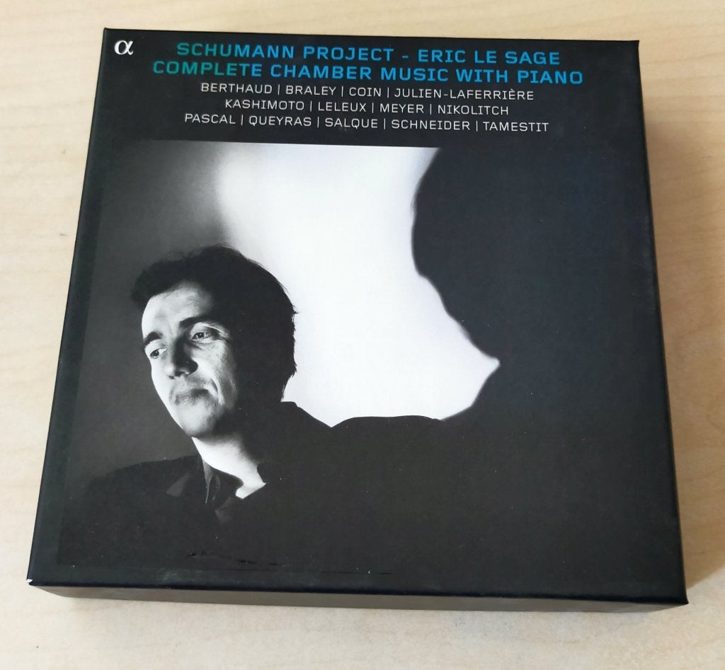 Schumann Project Eric le Sage Complete Chamber Music Piano, Ophalen of Verzenden, Romantiek, Zo goed als nieuw, Overige typen