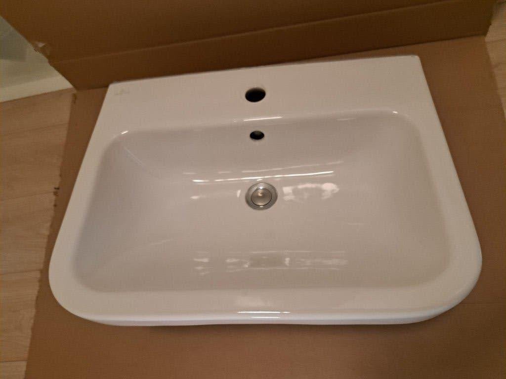 Villeroy & Boch wastafel Architectura wit 60 x 47cm, Ophalen, 50 tot 100 cm, Zo goed als nieuw, Minder dan 100 cm