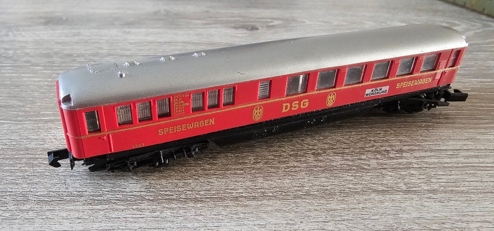 Arnold rapido speisewagen, Arnold, Gebruikt, Gelijkstroom, Wagon