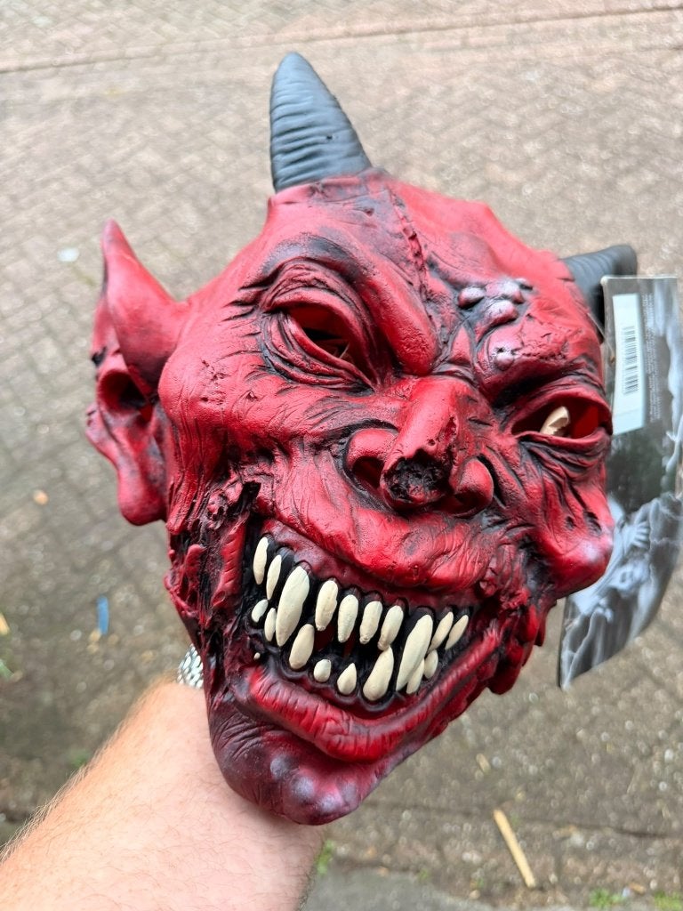 TE KOOP BIG MOUTH DUIVELMASKER  NIEUW HALLOWEEN, Halloween of Griezel, EINDHOVEN, Kostuum, Nieuw
