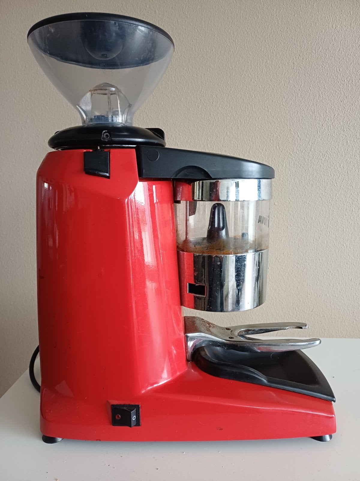 Compak koffiemaler, Ophalen, Gebruikt