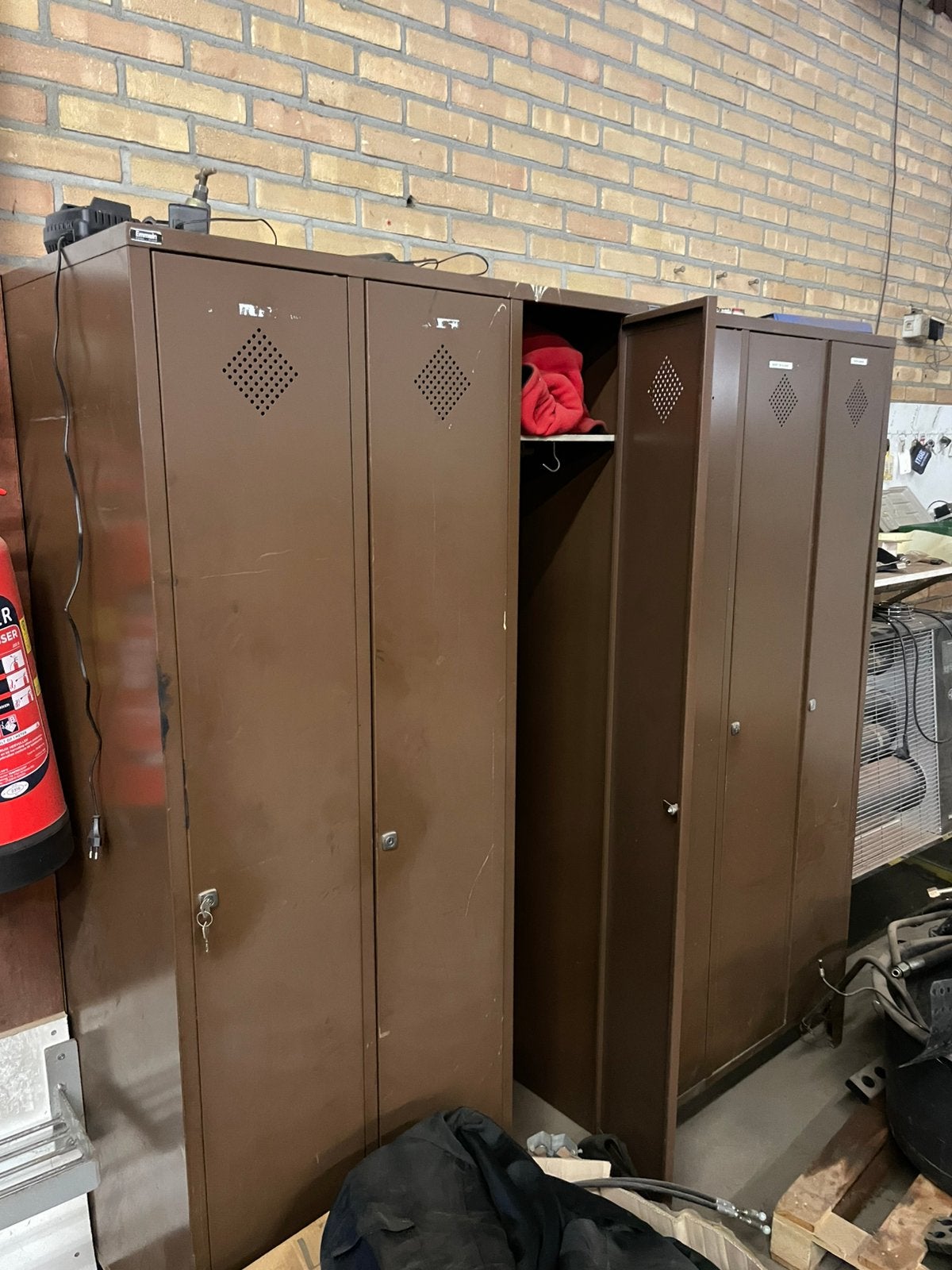 Locker lockerkast metaal, Huis en Inrichting, Kasten | Lockerkasten, Ophalen, Gebruikt, Industrieel