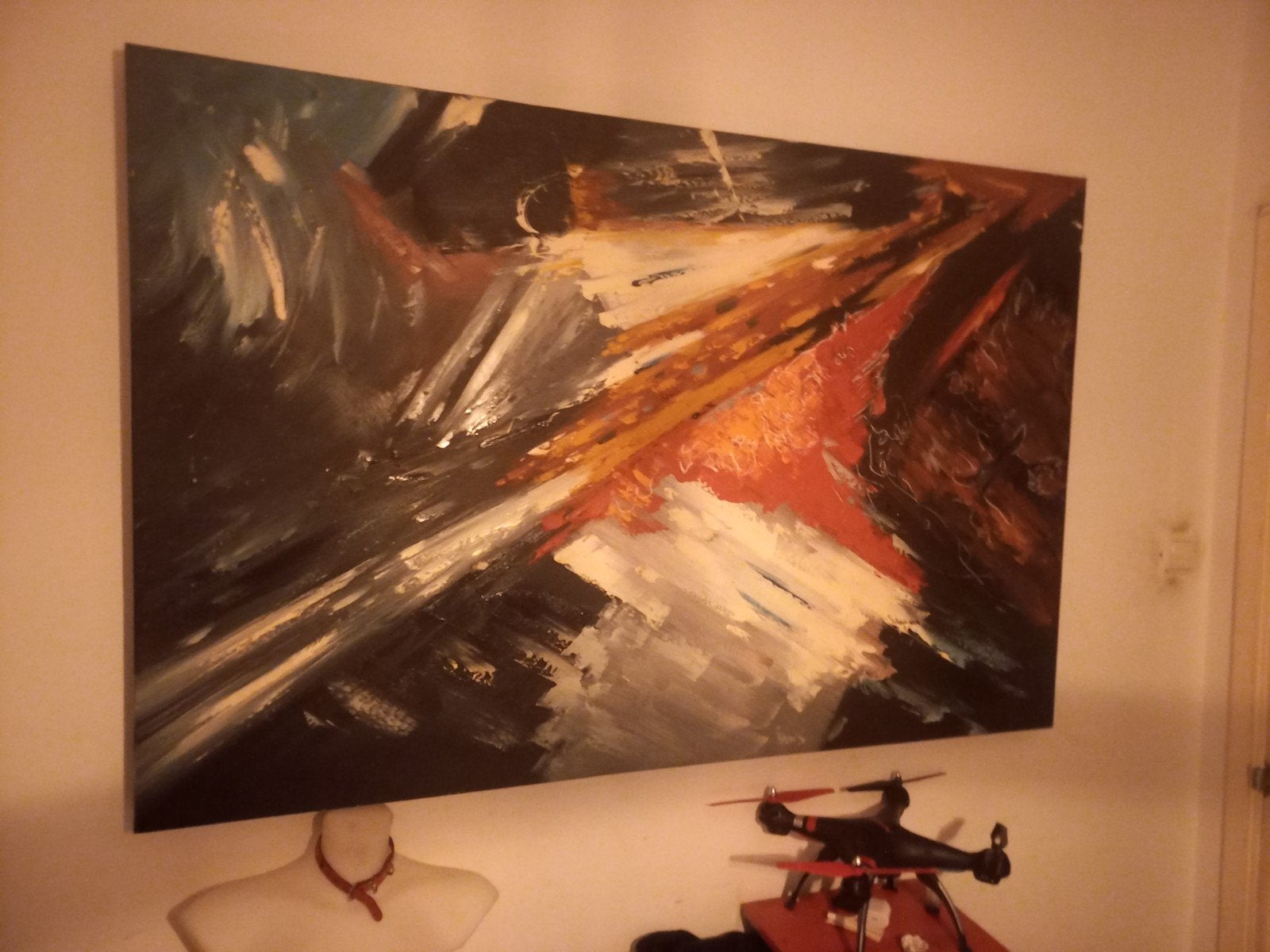groot schilderij 2 meter bij 1, Ophalen of Verzenden