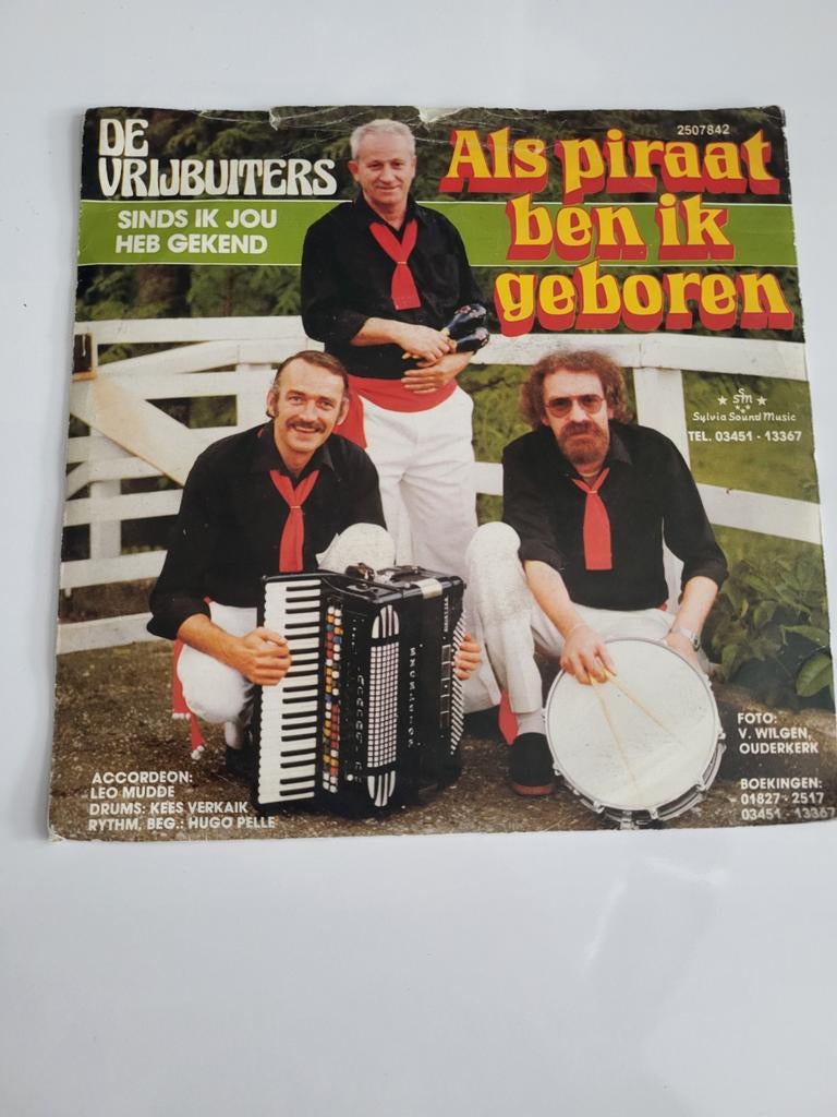 Te koop single van De Vrijbuiters, Ophalen of Verzenden, Gebruikt, Pop