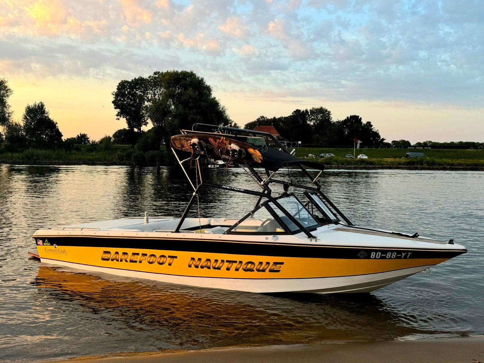 Nautique Excel 5.8 H.O. Correct Craft, (Barefoot nautique), Ophalen, Overige merken, Binnenboordmotor, Overige brandstoffen