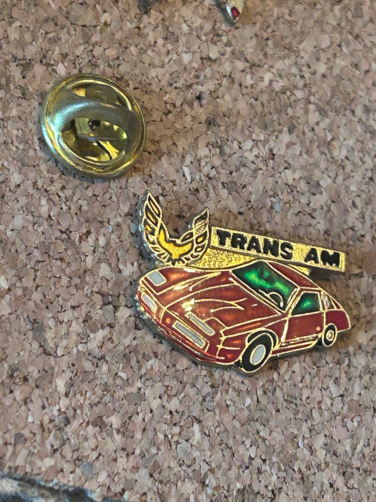 Vintage Trans Am Auto Pin - Pontiac Firebird, Ophalen of Verzenden, Zo goed als nieuw, Transport, Speldje of Pin