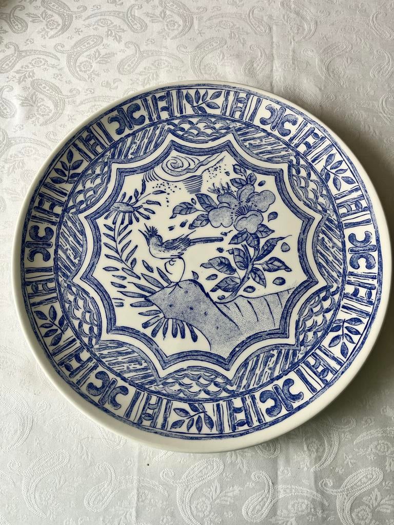 Gien Oiseau bleu taartbord ø 30,5 cm, Verzenden