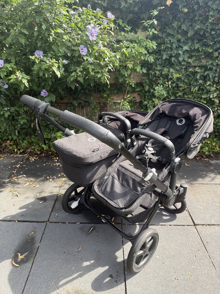 Bugaboo Donkey 5 Twin – Tweelingwagen, Kinderen en Baby's, Kinderwagens en Combinaties, Zo goed als nieuw, Ophalen, Kinderwagen
