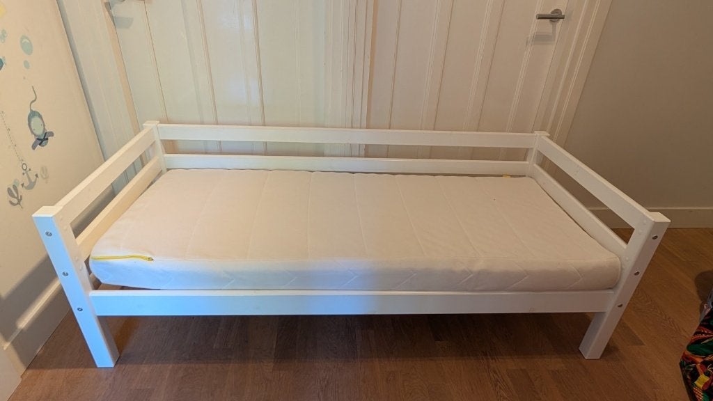 kinderbed 160x70 inclusief matras, Gebruikt, 70 tot 85 cm, 160 tot 180 cm, Ophalen