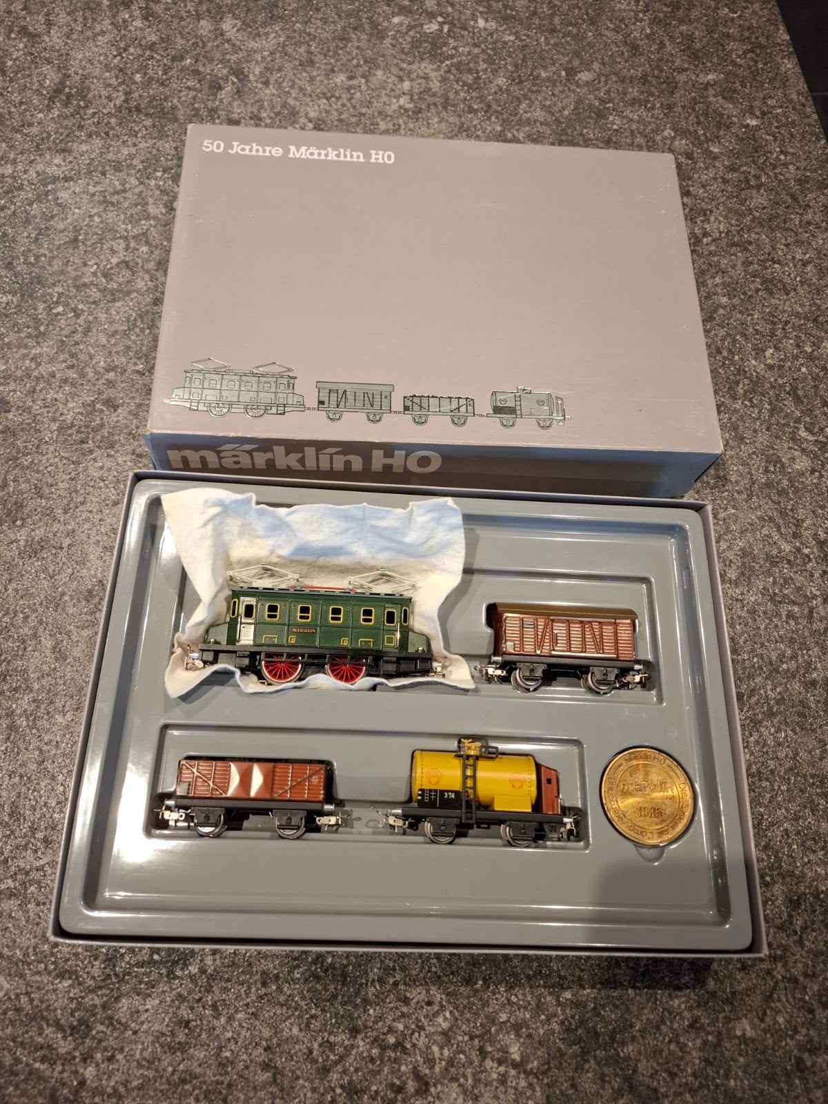 Märklin HO Treinset '50 Jahre Märklin HO' - Zo goed als nieu, Ophalen, Wisselstroom, Treinset, Zo goed als nieuw
