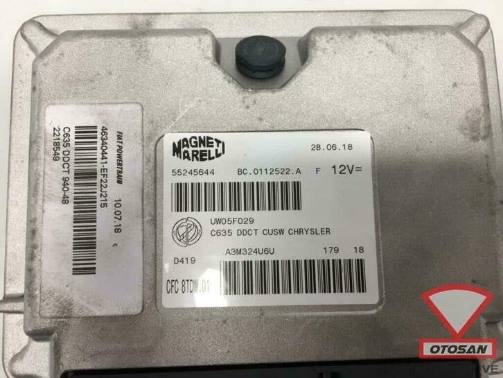 Alfa Romeo Giulietta Fiat 2018 ECU Aut. bak 55245644, Gebruikt, Dpofca@stellantis.com, Stellantis Europe S.p.A., Ophalen of Verzenden
