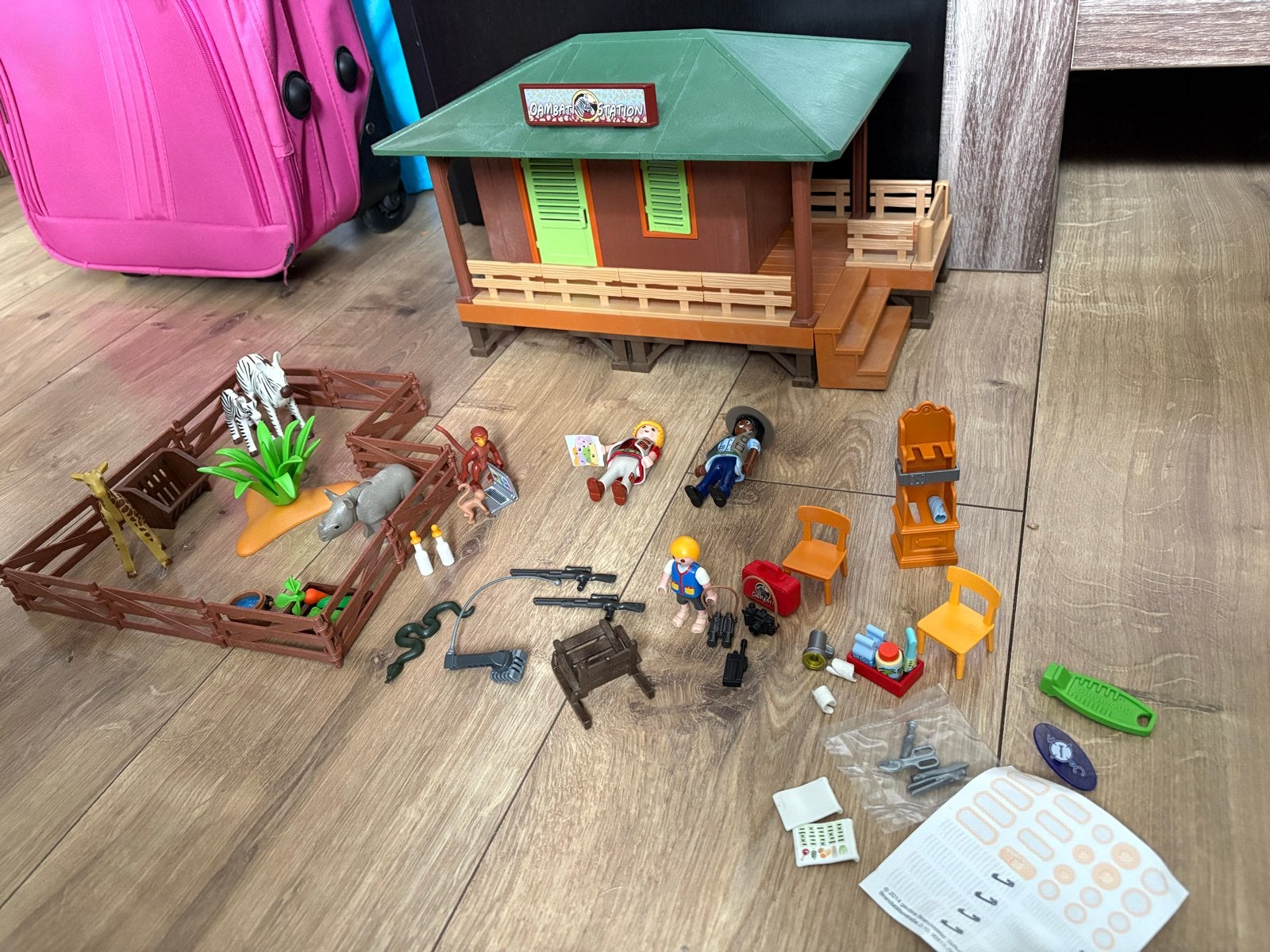 Playmobil wild life rangerstation, Ophalen of Verzenden, Gebruikt