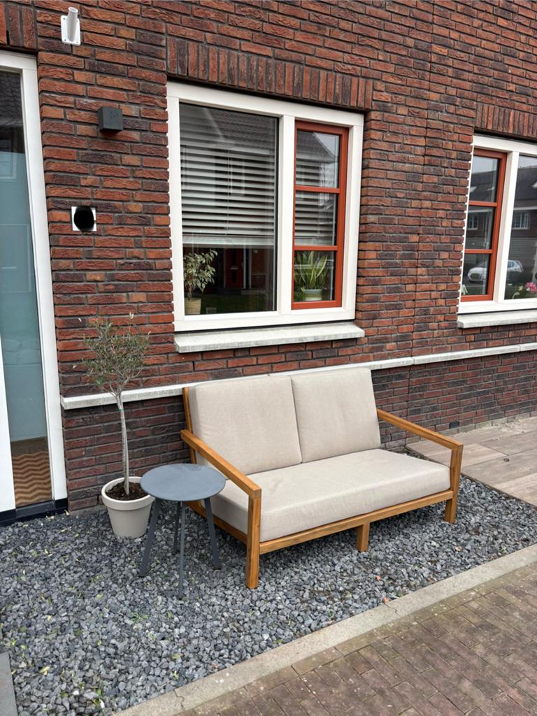 Ardenner split grijs ruim 6m2 + 3 stapstenen, Ophalen, Zo goed als nieuw, Basalt, Split
