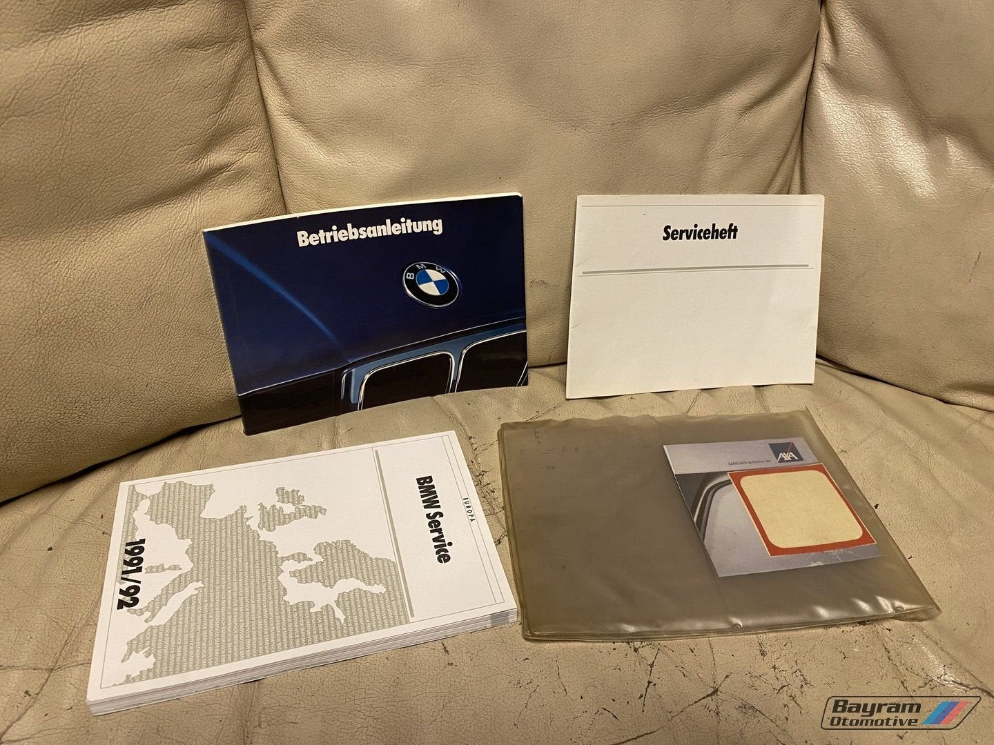 Bmw E34 handleiding set onderhoudsmap onderhoudsboek 5-serie, Gebruikt, -, -, Ophalen of Verzenden