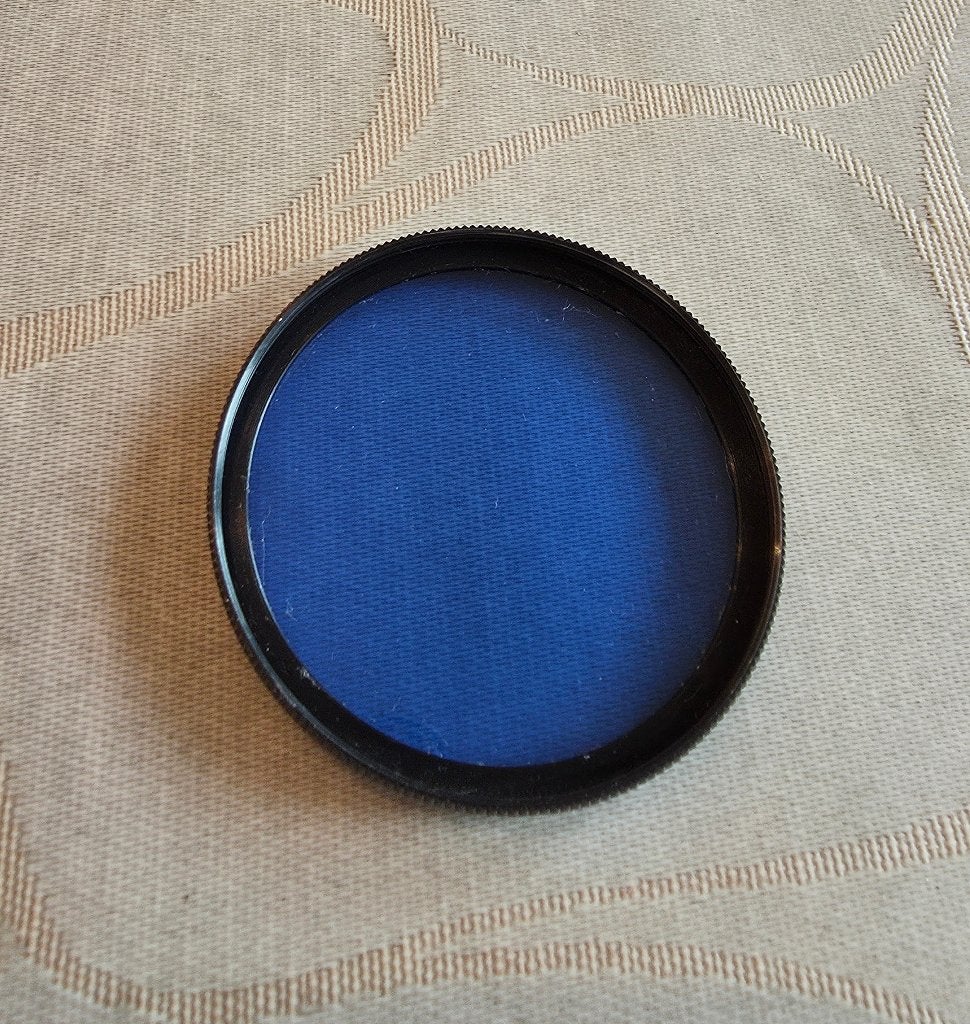 Cenei filter B12 48mm 4x blauw, Overige merken, Minder dan 50 mm, Ophalen of Verzenden, Zo goed als nieuw