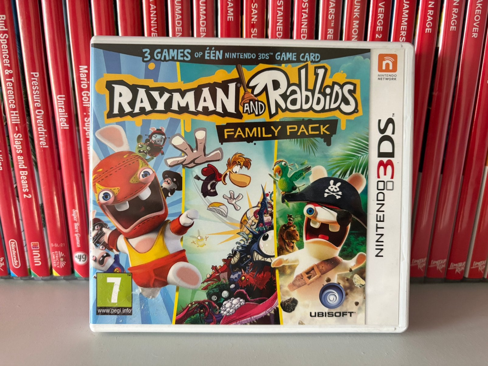 Rayman And Rabbids Family Pack (3DS), Spelcomputers en Games, Avontuur en Actie, Ophalen of Verzenden, Zo goed als nieuw, 3 spelers of meer